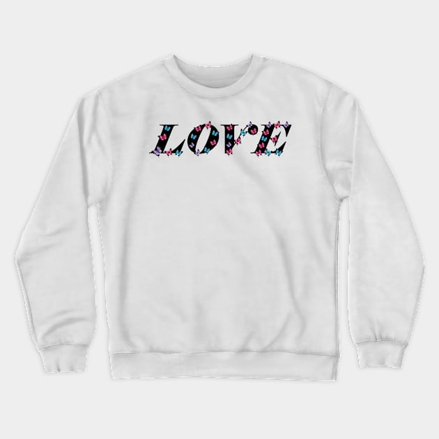 Love Design Crewneck Sweatshirt by Pet & Nature Lovers